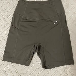 Women's Green Gymshark Shorts